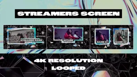 Holographic Motion Kit 스톡 After Effects