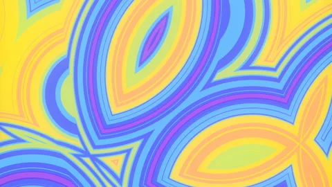 Holographic moving pattern of randomly placed shapes 3d rendering loop animation Stock Footage 171112217