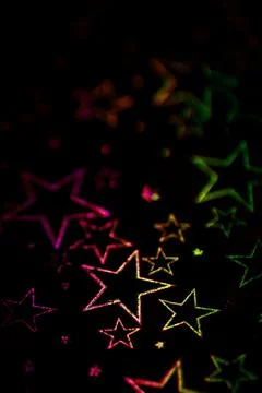 Holographic Pattern Shiny Sci-Fi Background Rainbow Colours Foto stock