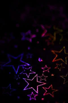 Holographic Pattern Shiny Sci-Fi Background Rainbow Colours Foto stock