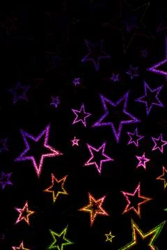 Holographic Pattern Shiny Sci-Fi Background Rainbow Colours Stock Photos