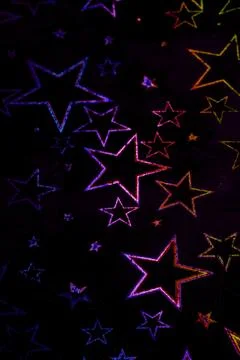 Holographic Pattern Shiny Sci-Fi Background Rainbow Colours Foto stock