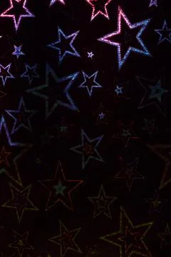 Holographic Pattern Shiny Sci-Fi Background Rainbow Colours Foto stock