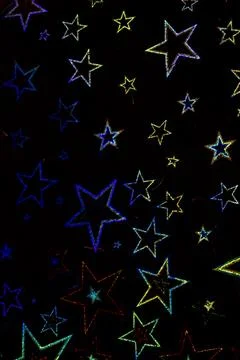 Holographic Pattern Shiny Sci-Fi Background Rainbow Colours Foto stock