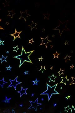 Holographic Pattern Shiny Sci-Fi Background Rainbow Colours Foto stock