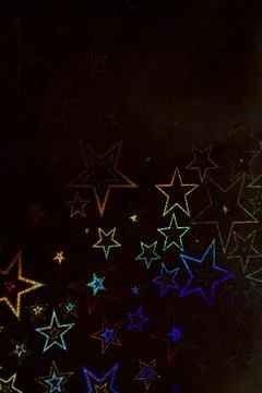 Holographic Pattern Shiny Sci-Fi Background Rainbow Colours Foto stock