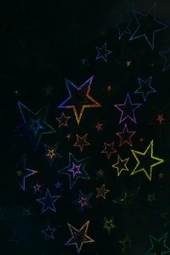 Holographic Pattern Shiny Sci-Fi Background Rainbow Colours Foto stock