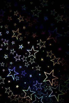 Holographic Pattern Shiny Sci-Fi Background Rainbow Colours Foto stock