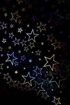 Holographic Pattern Shiny Sci-Fi Background Rainbow Colours Foto stock