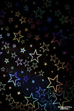 Holographic Pattern Shiny Sci-Fi Background Rainbow Colours Stock Photos