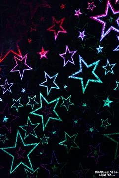 Holographic Pattern Shiny Sci-Fi Background Rainbow Colours Foto stock