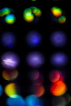 Holographic Pattern Shiny Sci-Fi Background Rainbow Colours Foto stock