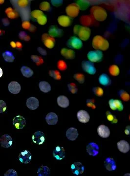 Holographic Pattern Shiny Sci-Fi Background Rainbow Colours Foto stock