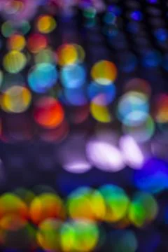 Holographic Pattern Shiny Sci-Fi Background Rainbow Colours Foto stock