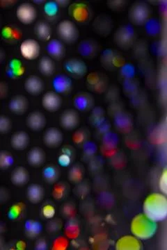 Holographic Pattern Shiny Sci-Fi Background Rainbow Colours Foto stock