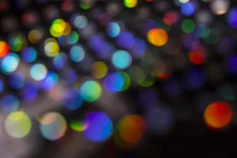 Holographic Pattern Shiny Sci-Fi Background Rainbow Colours Foto stock