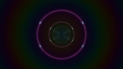 Holographic polygon tunnel motion background for seamless 스톡 동영상 341546260