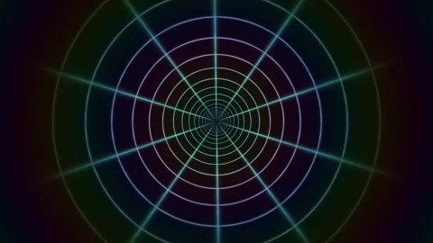 Holographic Polygon Tunnel Motion Background  Holographic Stock Footage 341629479