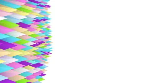Holographic pyramids background. 3d multicolor spikes abstract. 스톡 일러스트
