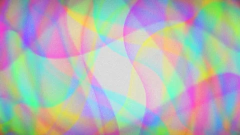Holographic rainbow gradient background with grainy texture and fluid waves Stock Footage 339602808
