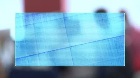 Holographic screen Video stock 8845972