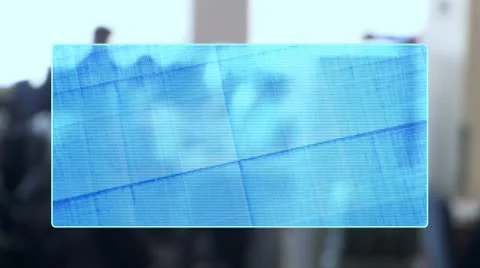 Holographic screen Video stock 8845984