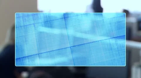 Holographic screen Video stock 8845989