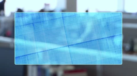 Holographic screen Video stock 8845992