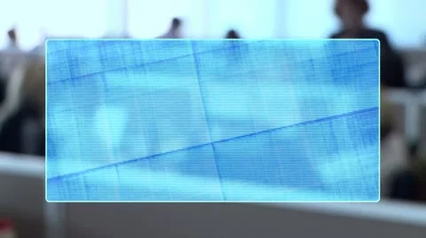 Holographic screen Video stock 8845994