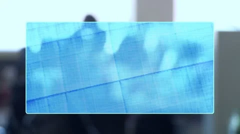 Holographic screen Video stock 8845999