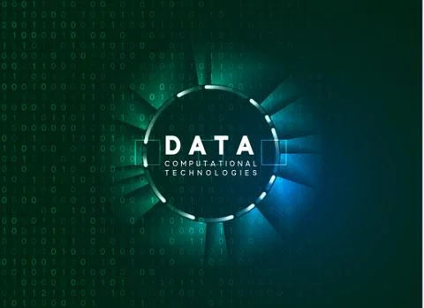 Holographic technological infographic. Big data visualization Stock Illustration