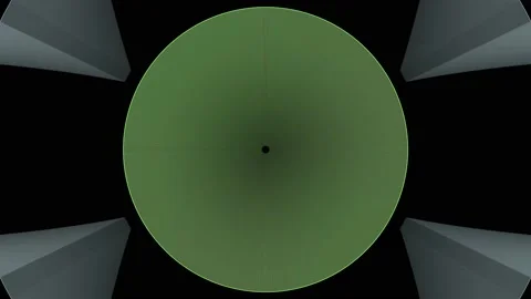 Holographic user interface future visual conception Radar looping Animation Stock Footage 167644915