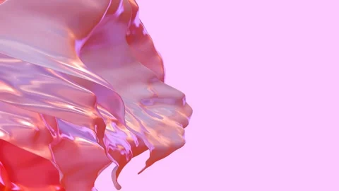 Holographic waves moving, copy space background Stock Footage 277855000
