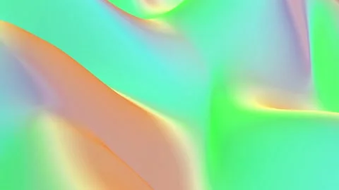 Holographic waves rainbow-gradient background Stock Footage 200973955