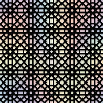 Holography ornament Stock Illustration