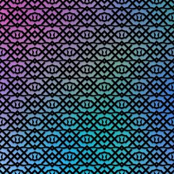 Holography ornament Illustrazione stock