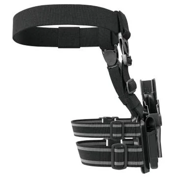 Holster belt, back view Stock Illustration