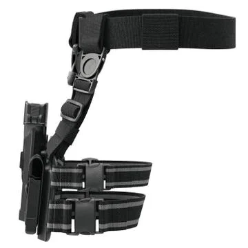 Holster weapon, front view Stock Illustration