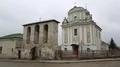 Holy Assumption Church in Zbarazh city, Ukraine HD Footage