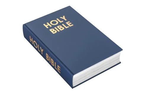 Holy Bible, 3D rendering Stock Illustration