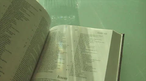 Holy Bible closes Stock Footage 40776027
