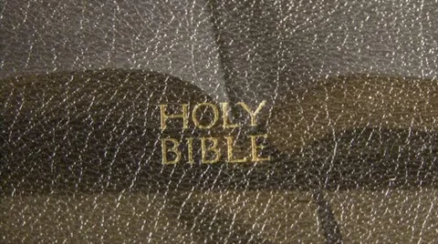 HOLY BIBLE - God'S Word - HD Stock Footage