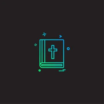 Holy Bible icon design vector Illustration