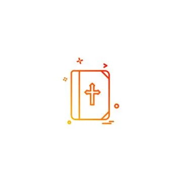 Holy Bible icon design vector Illustration