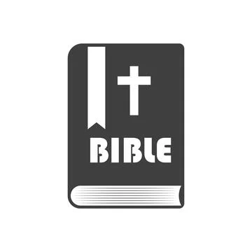 Holy bible icon in flat style. Christianity book vector illustration on iso.. Stock Illustration