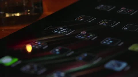 The Holy Bible on a tablet computer 库存影片 12389832