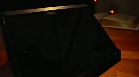 The Holy Bible on a tablet computer 库存影片 12389852