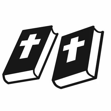 Holy Bible various vector icons. Stock Illustration