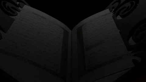 Holy book Koran. Holy Scripture. Islam. Religion. Video stock 240326406