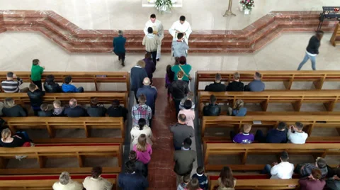 Holy communion Stock Footage 37871709